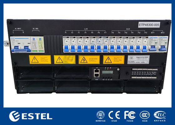 300A Unter-Rack-Stromversorgungssystem mit Stromverteilung und Batterieüberwachungsfunktion
