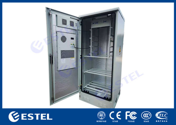 Front Access Steel Thermostatic Outdoor-Telekommunikations-Kabinett 20U 19&quot;