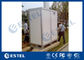 Kundengebundenes Telekommunikations-elektrisches Kabinett im Freien mit Umwelt-Überwachungsanlage, PDU, Stromnetz, Batterie