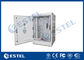 materielles Aluminiumkabinett der Telekommunikations-17U im Freien mit Klimaanlage 300W 24VDC