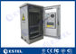 Wasserdichte einzelne Wand 24U isolierte Telekommunikations-Kabinett/Temperaturüberwachungs-Kasten im Freien