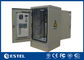 Zwei Telekommunikations-Kabinett-Boden-Berg der Tür-16U IP65 im Freien mit Klimaanlage für das Abkühlen