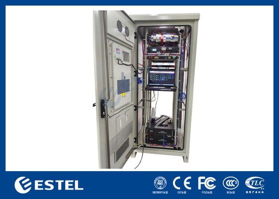 IP55 Galvanisiertes Fernmeldegerät für den Außenbereich mit 200A-Rectifier-System