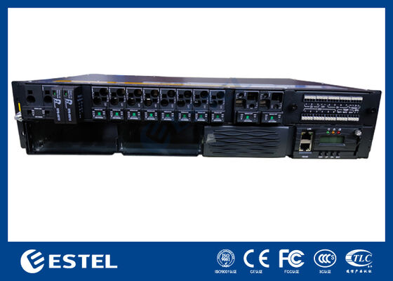 Hochleistungs-9kW 2HE Rack-Mount DC-Stromversorgungssystem, modulare 3000W Gleichrichter, breiter AC-Eingang, >96% Wirkungsgrad