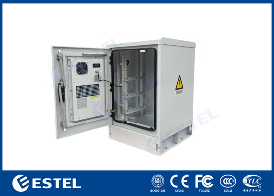 16U Galvanisches Stahl-Fernkommunikationsschrank 19' Rack mit Klimaanlage IP55