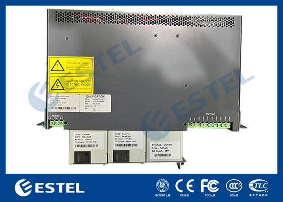 Einphasige 220Vac 19-Zoll-Rektifikator 23.2KW Stromversorgungssystem mit warmwechselbarem Modul