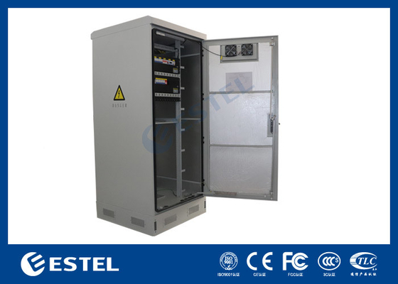 40U IP55 Verzinktes Stahl Intelligentes Außenschrank mit 1500W Klimaanlage