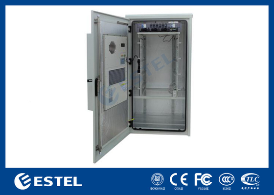 19U Außenschrank mit Batteriefach und Schubladen für 90A-Rectifier-System