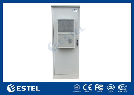 IP55 33U Außenschrank 1 Abteil mit Batteriefach und Stromverteilung