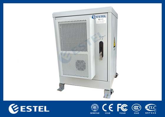 14U IP55 Stahl Außen-Telekommunikationsschrank Temperaturkontrolle Isoliert