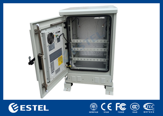 19 Zoll 15U Outdoor Telekom Schrank mit AC, Vierräder Witterungssicherheit Daten Schrank