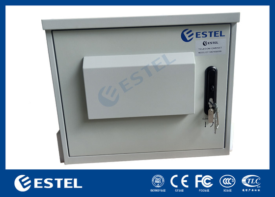 19 Zoll 9U Internal Dimension Outdoor Telecom Schrank mit zwei AC220V 50Hz Ventilatoren ET6060500A-9U