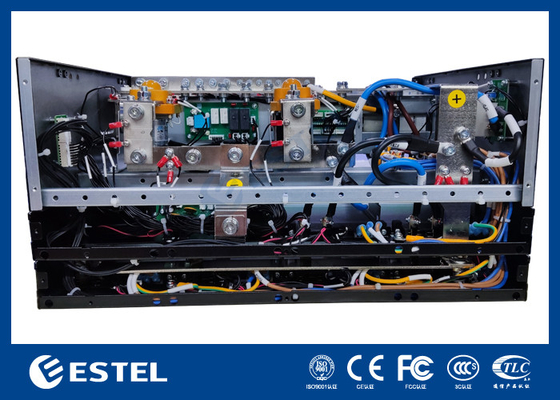 Kompakte 3 ̊9 kW 6U-Rak-Mount-Gleichstromlösung, hohe Effizienz > 96%, modulare 3000W-Rectifikatoren, flexibler Wechselstrom-Eingang