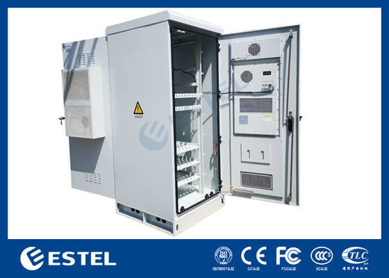 ET9090210A-40U Doppeltürer Außenschrank Telekommunikation mit Fernüberwachungssystem PDU
