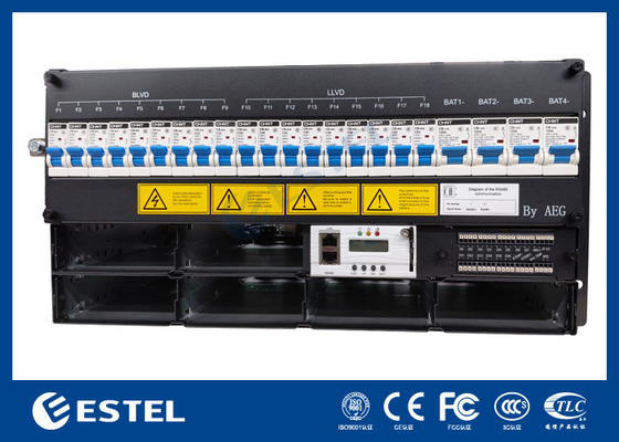 48V Steckvorrichtung Stromversorgung 5U Höhe 19 Zoll Rack Installation mit 6 Korrekturmodul