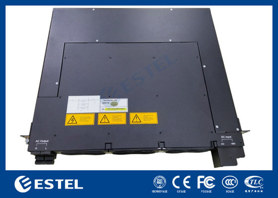 Kompakter -48VDC- auf 220VAC-Wechselrichter DC-auf-AC-Stromversorgung für Telekommunikations-Stromversorgungssysteme, 1HE Bauhöhe, Spannungswandler