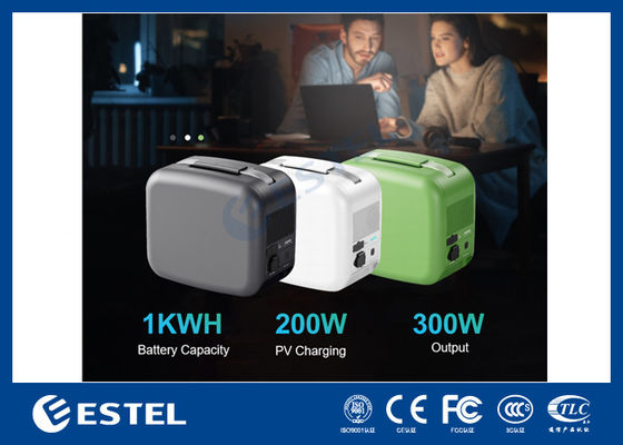 ESTEL eCandle 1KWH Tragbare Powerstation LiFePO4 Batterie Solaraufladung 300W Ausgang UPS-Backup