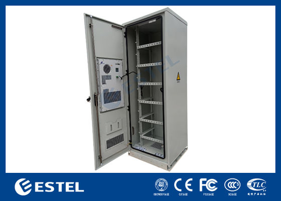 45U Outdoor Telecom Cabinet mit PDU Hochleistungs-Strommanagement für Telekommunikation