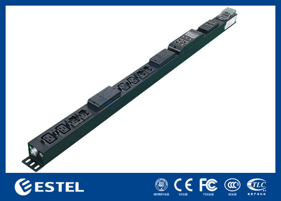 Power Distribution Unit for Telecom Power System 4-Position C13 and C19 Sockets