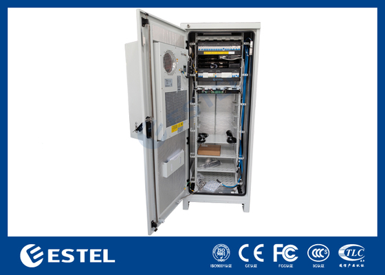 Galvanisiertes Fernmeldausschrank für den Außenbereich mit 9 kW 150 A Fernmeldeversorgungssystem für Fernmeldegeräte Gleichstromversorgungsgerichter