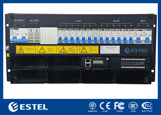 Gleichstrom-Telekom-Rectifier-Stromversorgungssystem 18 kW Leistungskapazität mit Fernbedienung