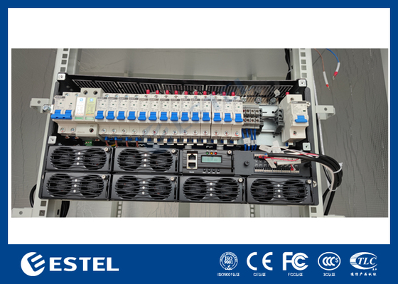 Outdoor-Telekommunikations-Stromversorgungssystem-Gleichrichter 30U Outdoor-Schrank mit skalierbarem 9kW bis 18kW Telekommunikations-DC-Stromversorgungssystem