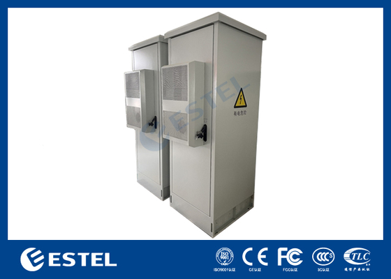 IP55 22U Außenbatteriekabine mit eingebettetem 9KW 48VDC-Rectifier-Stromsystem für Telekommunikationsanwendungen