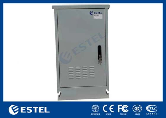 IP55 22U Außenbatteriekabine mit eingebettetem 9KW 48VDC-Rectifier-Stromsystem für Telekommunikationsanwendungen