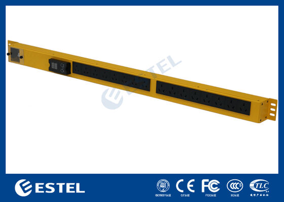 Smart Power Distribution Unit Rack Mount mit integriertem Spannungs- und Stromzähler für eine präzise Überwachung