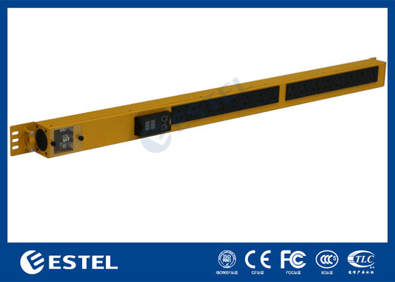 Smart Power Distribution Unit Rack Mount mit integriertem Spannungs- und Stromzähler für eine präzise Überwachung