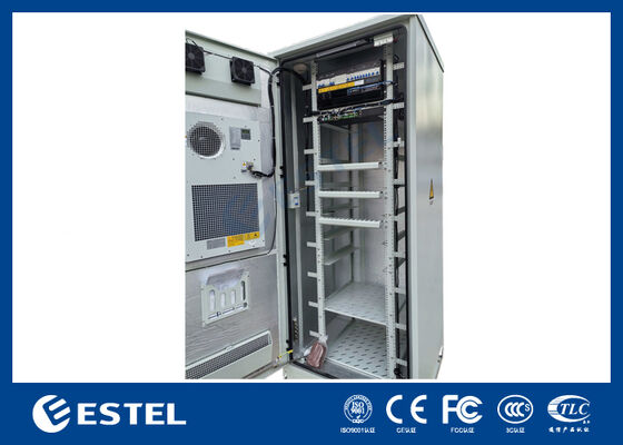 24kW Telekommunikationskorrekturgerät Leistung in Temperaturkontrolliert IP65 Außen 38U Gehäuse