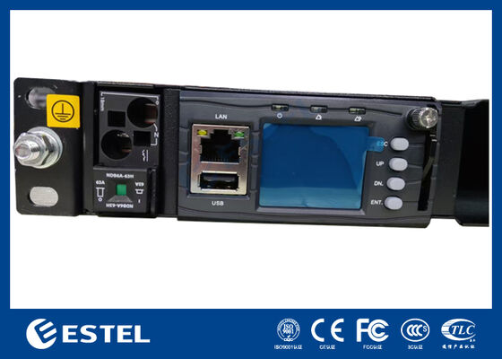 1U Rack Mount Telecom Gleichspannungssystem mit integrierter Verteilung und intelligenter Steuerung