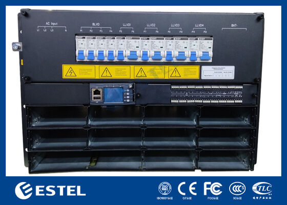 DC48V 7U 36kw Industrie-Rectifier-System Unterstützung Fernsteuerung RS485