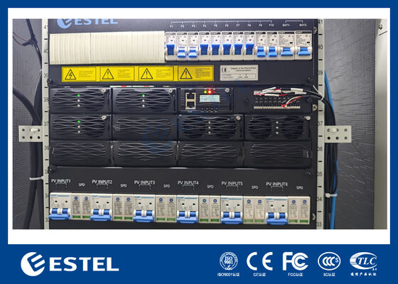 96% Hohe Effizienz 12U Hybrid-Gleichrichtersystem RS485-Kommunikation