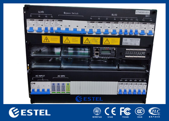 7U Compact DC Power System for Telecom Networks and Communication Infrastructure 6kW Output Integrated Control and Power Conversion