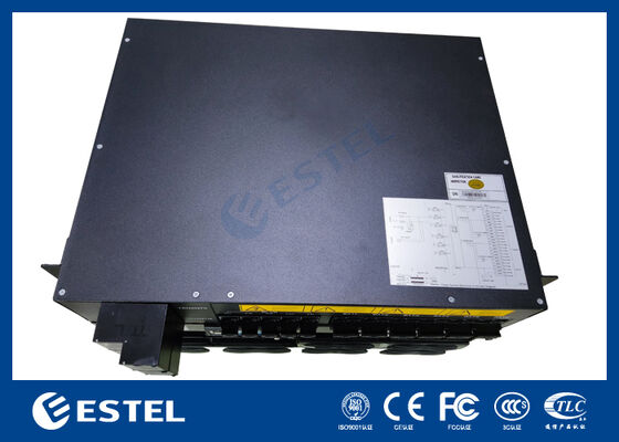 19 Zoll Modular DC-Stromverteilsystem für Telekommunikationsnetze mit Batterieneingaben und integrierter Überwachung