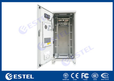 Wetterfeste Art Telekommunikations-Kabinett der Klimaanlagen-40U im Freien mit Emerson Power Supply